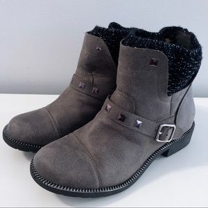 Mia Girls Booties Brown - Size 3